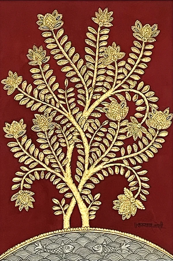 Tree of Life Phad Painting by Kalyan Joshi Thumbnail