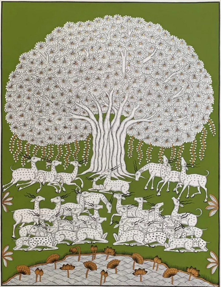 Tree of Life, Phad Painting by Kalyan Joshi Thumbnail