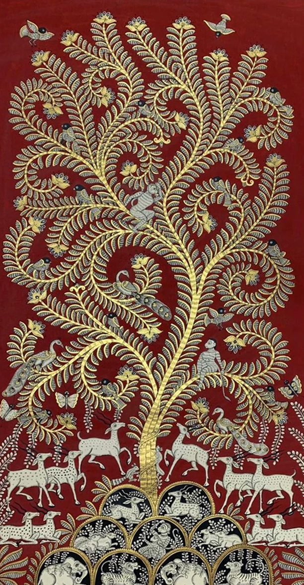Tree of Life: Phad Painting by Kalyan Joshi Thumbnail
