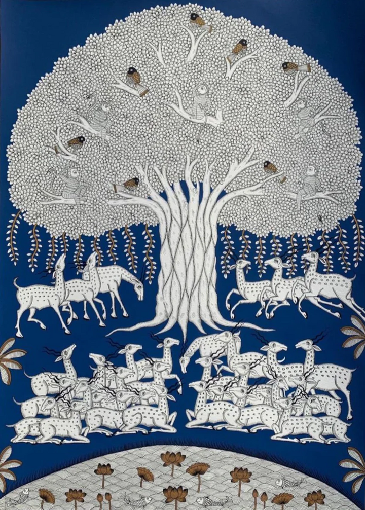 Tree of Life, Phad Painting by Kalyan Joshi Thumbnail