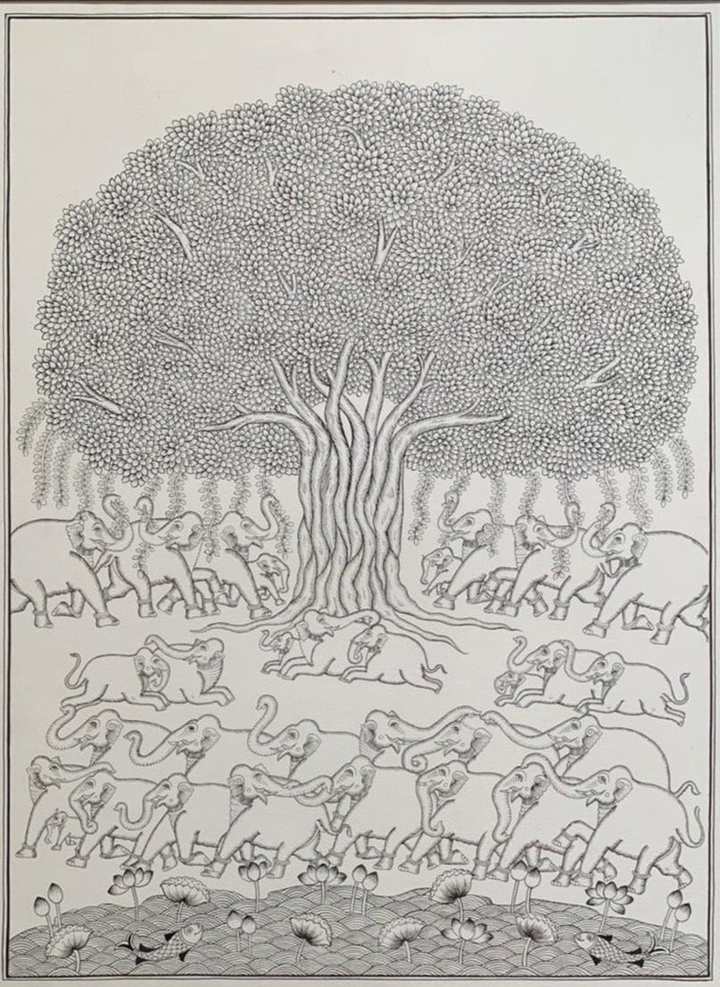 Tree of Life, Phad Painting by Kalyan Joshi Thumbnail