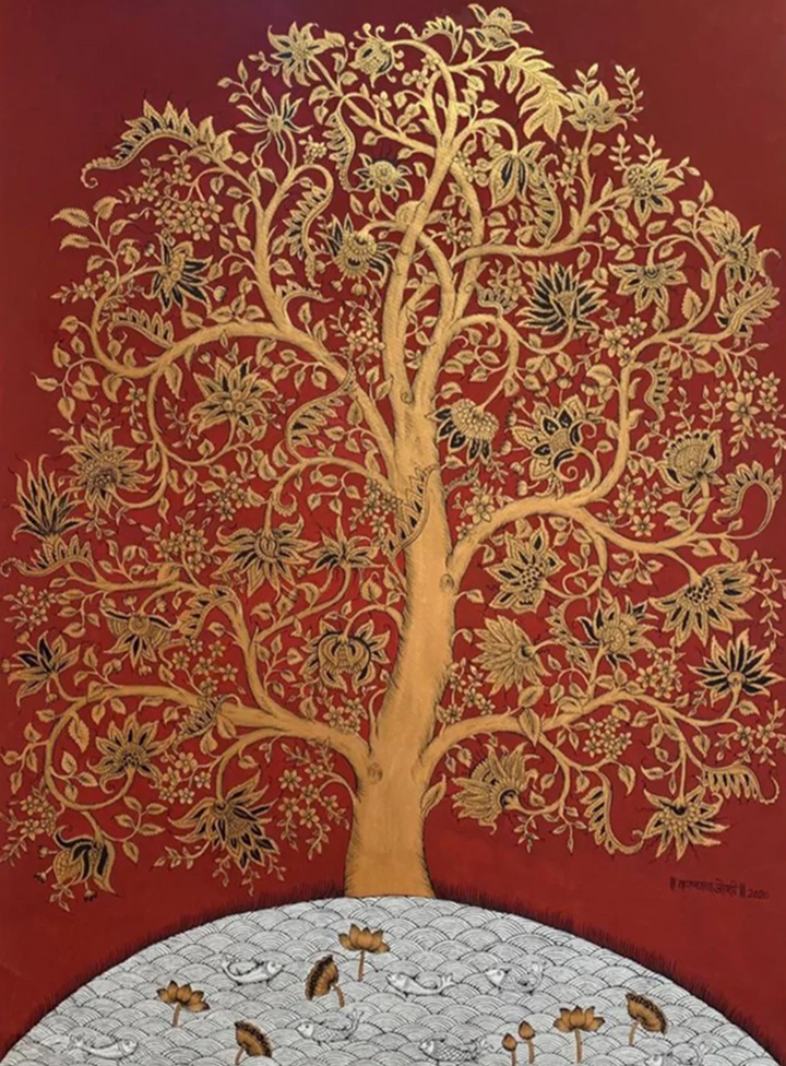 Tree of Life, Phad Painting by Kalyan Joshi Thumbnail