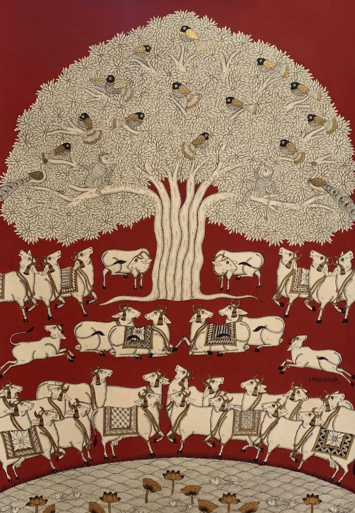 Tree of Life, Phad Painting by Kalyan Joshi Thumbnail
