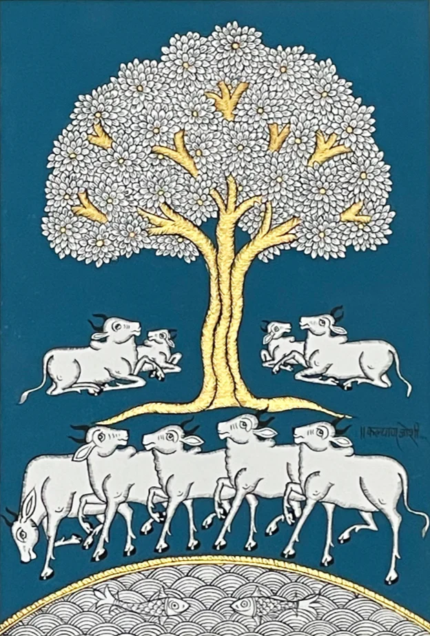 Tree of Life Phad Painting by Kalyan Joshi Thumbnail