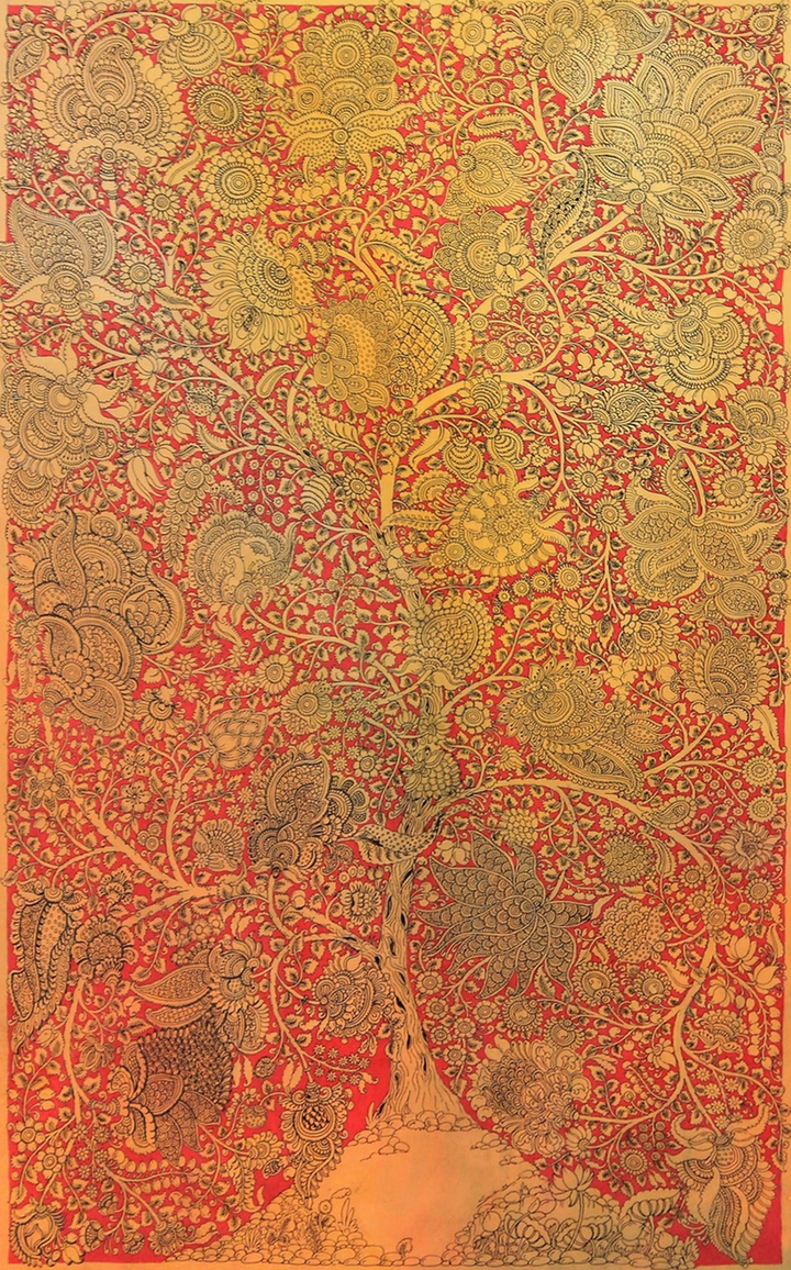 Tree of Life in Kalamkari by Sudheer Thumbnail