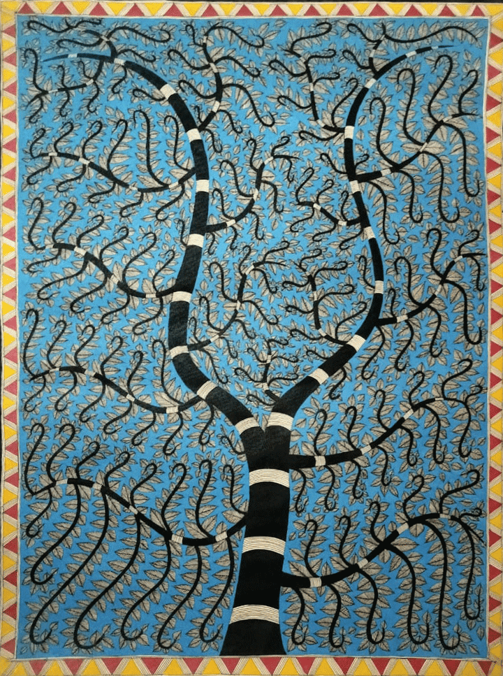 Tree of Life in Madhubani by Vibhuti Nath Thumbnail