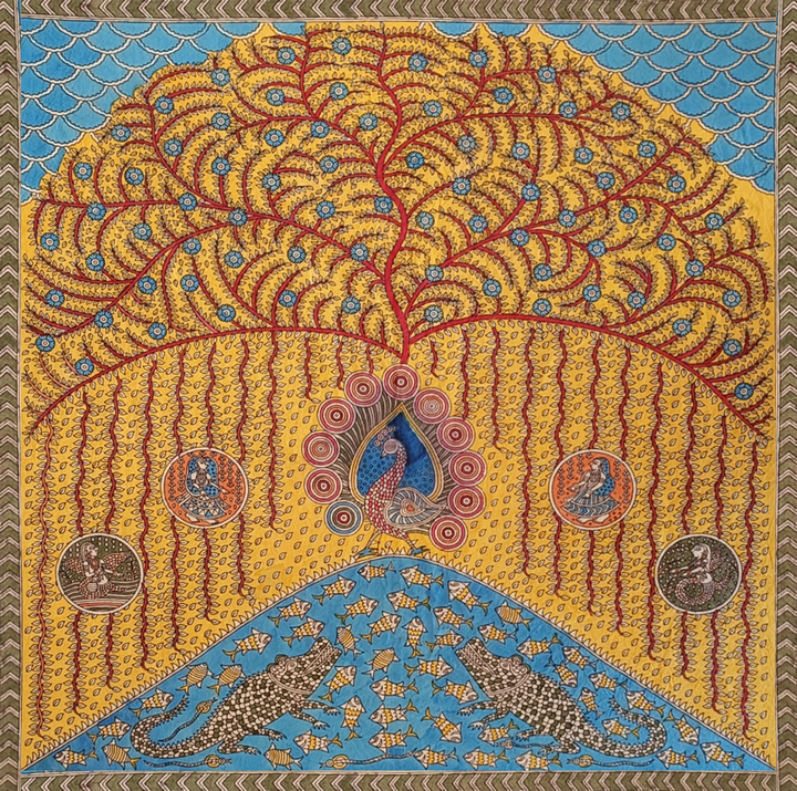 Tree Of Life Mata Ni Pachedi By Dilip Chitara For Home Decor Thumbnail