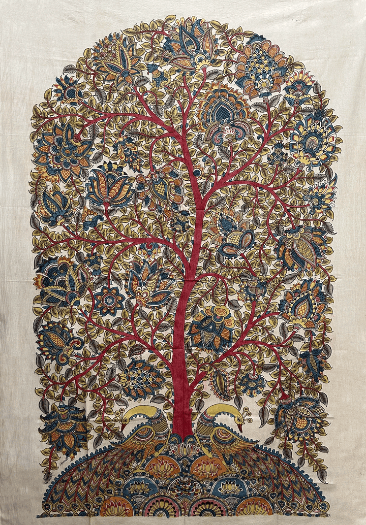 Tree of life: Kalamkari Painting by Harinath.N Thumbnail