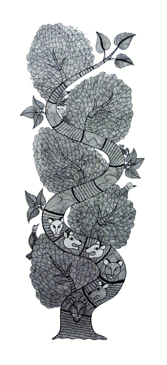 Home To the Wild: Birds and Animals in Gond by Kailash Pradhan Thumbnail
