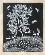 buy Tree of Life, Warli Art by Dilip Bahotha