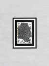 Trees and Birds, Warli Art by Dilip Bahotha