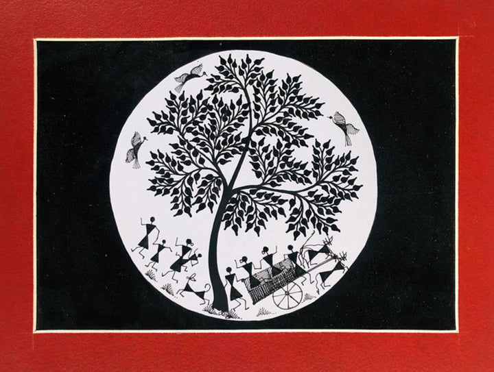 Tribal Way of Life, Warli Art by Dilip Bahotha Thumbnail