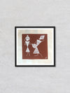 Tribal Women carrying Water, Warli Art by Dilip Bahotha