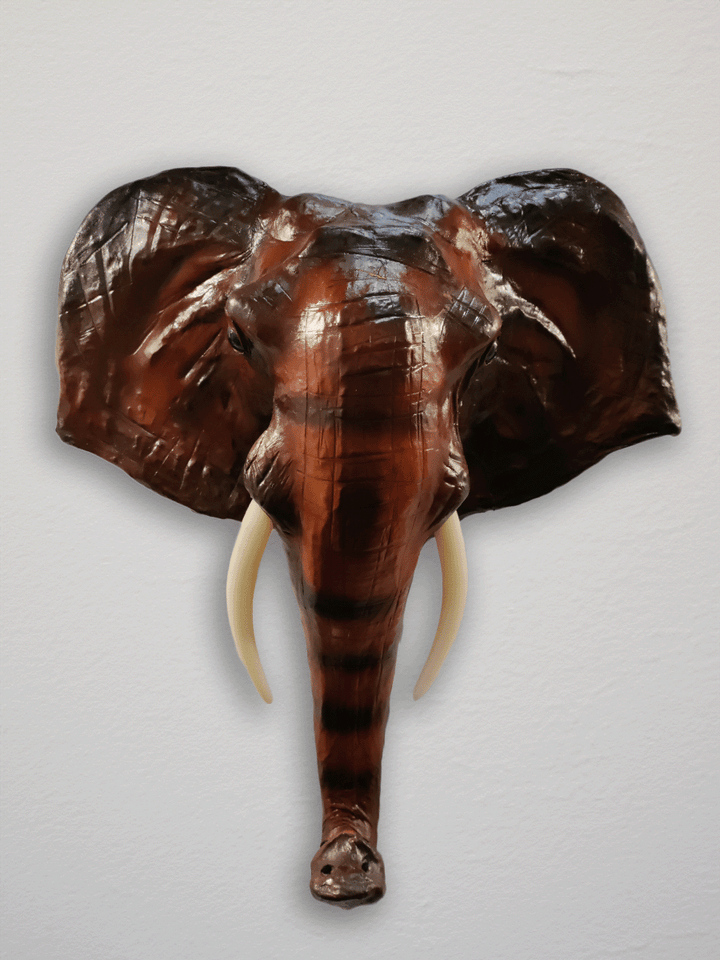 Tusked Splendour: Enchanting Elegance, Leather toys by Nandram Thumbnail