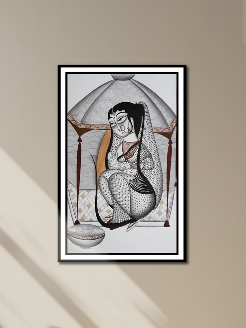 Abundance in Art: Uttam Chitrakar's Kalighat Fisherman