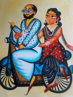 Roaming Hearts: Uttam Chitrakar's Travelling Couple
