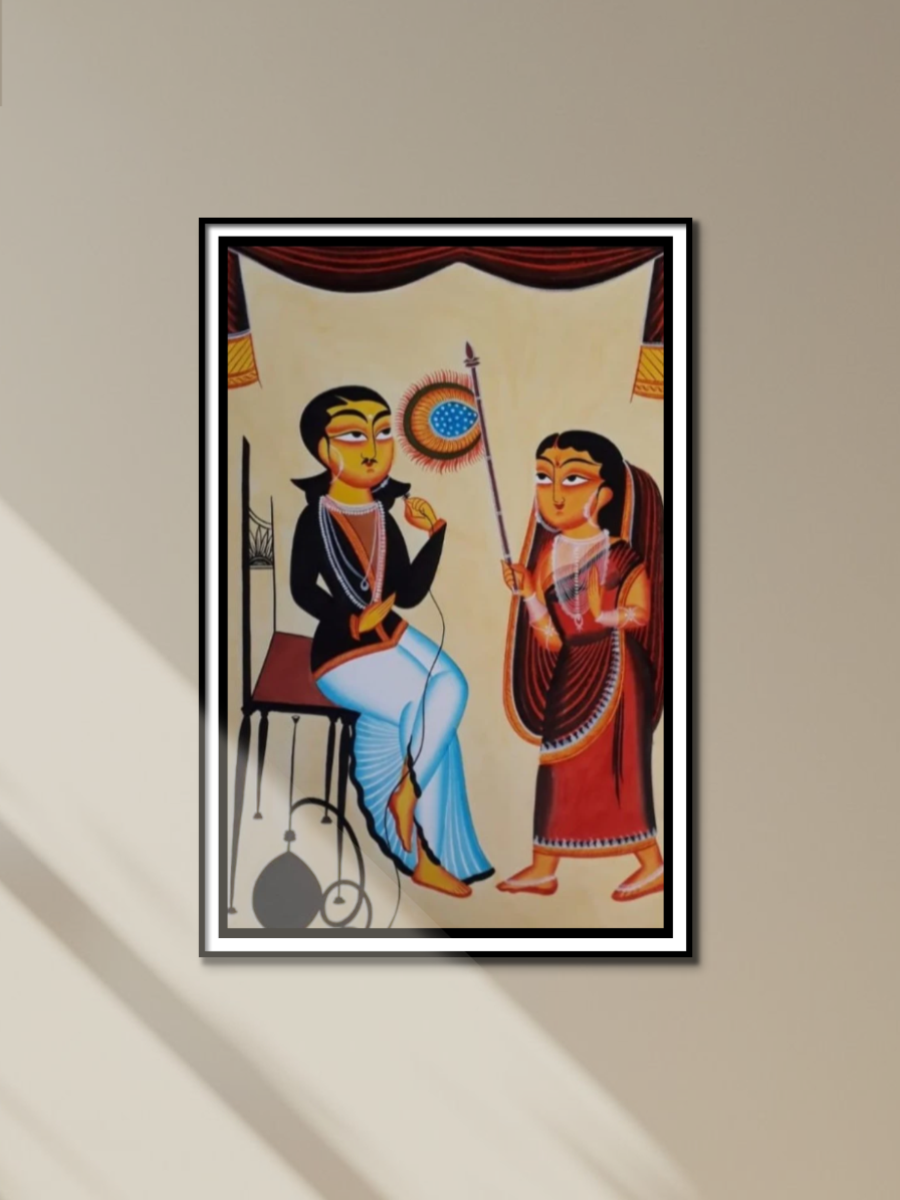Breezes of Affection: Uttam Chitrakar's Kalighat Couple