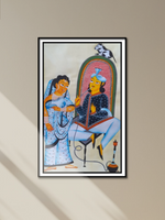 Buy Human Connection: Uttam Chitrakar's Kalighat Portrait