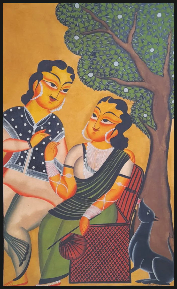 Buy Shaded Conversations: Uttam Chitrakar's Kalighat Masterpiece