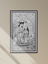 Buy Uttam Chitrakar's Serenade: Radha and Krishna on Kalighat Canvas
