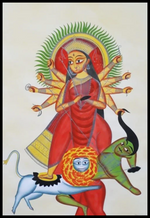 Buy Kalighat Tales: Uttam Chitrakar's Divine Canvas