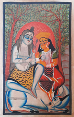 Eternal Love Story: Kalighat Artistry by Uttam Chitrakar