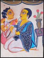 Whispers of Love: Uttam Chitrakar’s Kalighat Wonder