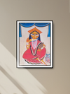 Lakshmi's Serenity: Uttam Chitrakar’s Kalighat Reverence