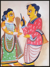 Uttam Chitrakar's Union: A Kalighat Portrait of Marriage