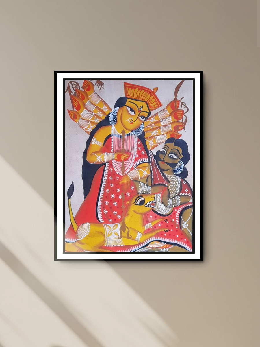 Goddess of Power: Uttam Chitrakar's Kalighat Tribute