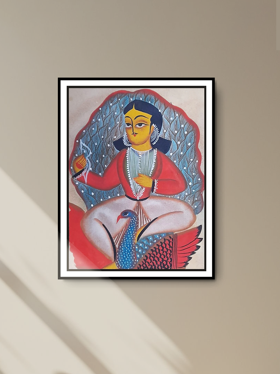A Tapestry of Attire: Uttam Chitrakar's Kalighat Art