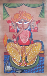 Ganesha's Blessings: Uttam Chitrakar's Kalighat