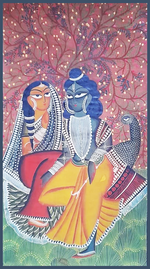 Celestial Harmony: Uttam Chitrakar's Kalighat Tales