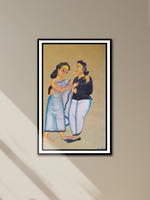 Love's Embrace in Kalighat Art: Uttam Chitrakar's Interpretation