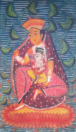 Lotus of Blessings: Uttam Chitrakar's Kalighat Art