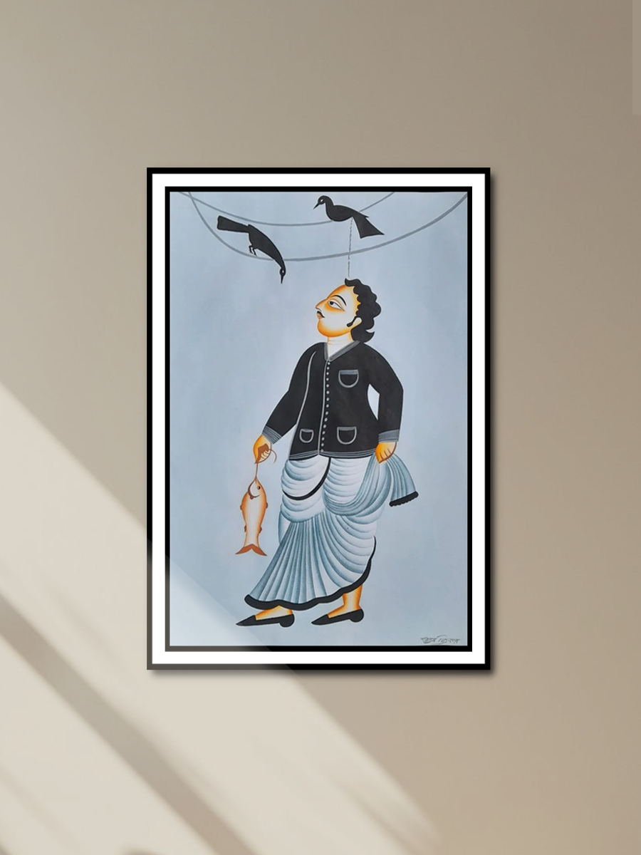 Kalighat Chronicles: Uttam Chitrakar’s portrait
