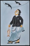 Kalighat Chronicles: Uttam Chitrakar’s portrait