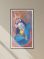 Goddess Saraswati in Kalighat by Uttam Chitrakar