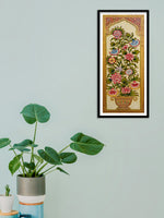 Flowers in Usta Miniature by Pankaj Kumar