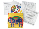 POTLI DIY Educational Craft kit - Paper Diya making kit with Madhubani Art 6 years +