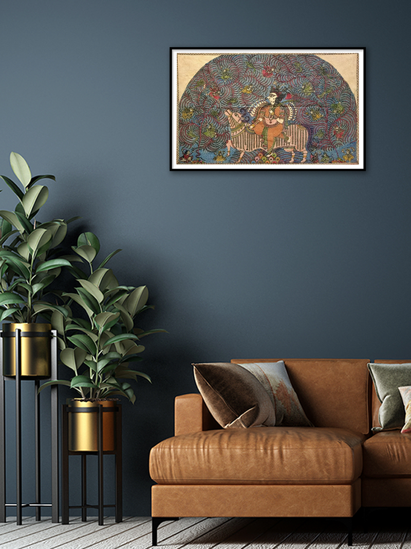 VISAT MATA: Mata ni Pachedi painting by Dilip Chittara