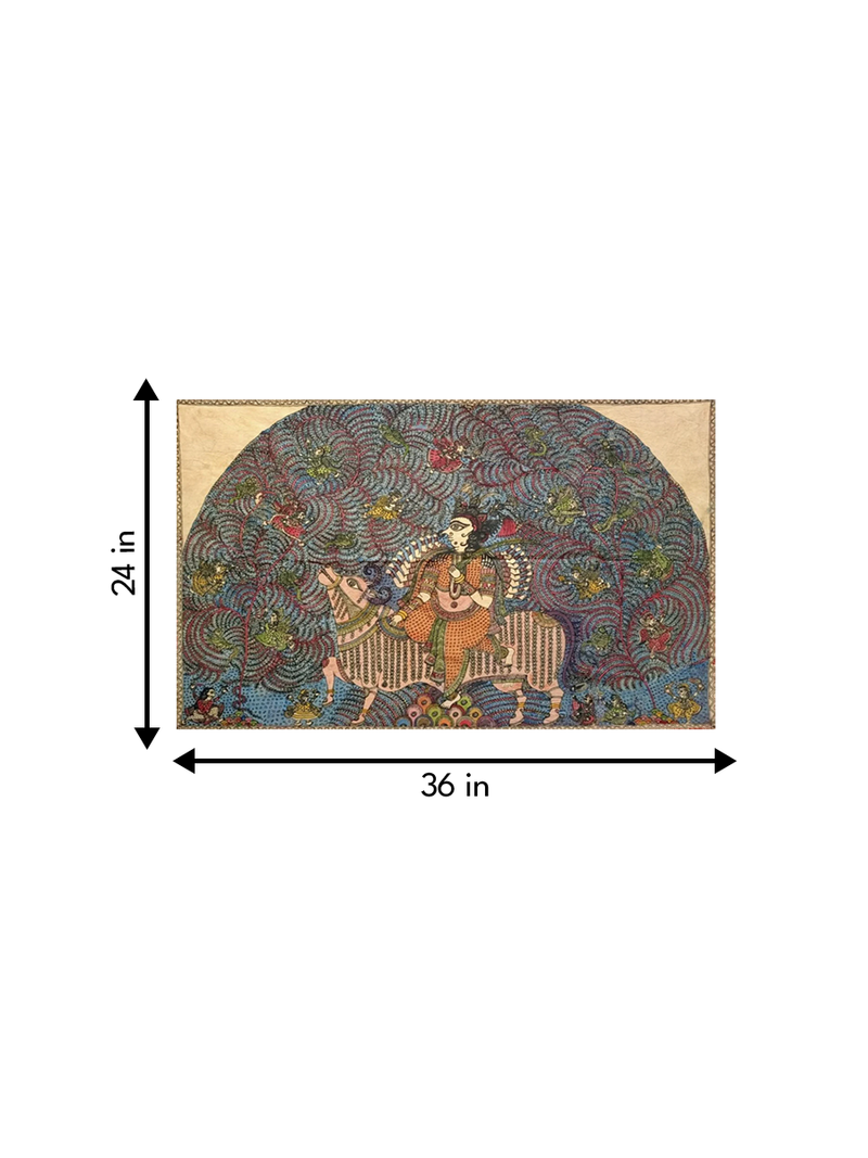 VISAT MATA: Mata ni Pachedi painting for sale