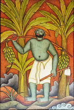Buy A Farmer in Kerala Mural by V.M. Jijulal