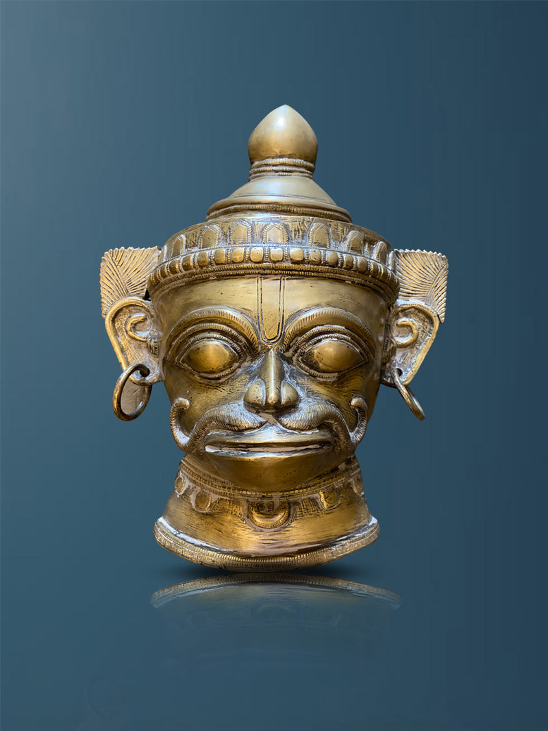 Shop Hanuman in Vintage Style Brass Mask