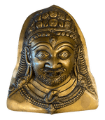 Buy Bhairav in Vintage Style Brass Mask