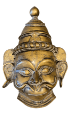 Buy Hanuman in Vintage Style Brass Mask