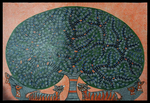 Tree of Life, Madhubani Painting by Vibhuti Nath