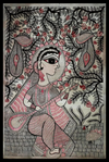 The Ethereal Muse: Vibhuti Nath Saraswati in Madhubani