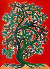 Buy Sacred Trees:Gond Painting by Venkat Shyam