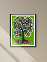 Saja Tree's Symphony: Gond Painting by Venkat Shyam for sale
